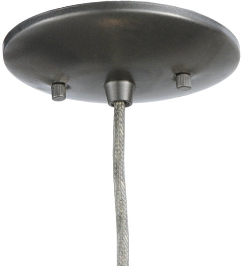 Meyda Lighting Cilindro 7" Nickel Powder Coat Mini Pendant Light With White Statuario Idalight Shade Glass