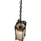 Meyda Lighting Cilindro 7" Oil Rubbed Bronze Mini Pendant Light With Frosted Clear Shade Glass