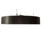 Meyda Lighting Cilindro 72" 12-Light Timeless Bronze & Nickel Chic Flush Mount Light With White Statuario Idalight Shade