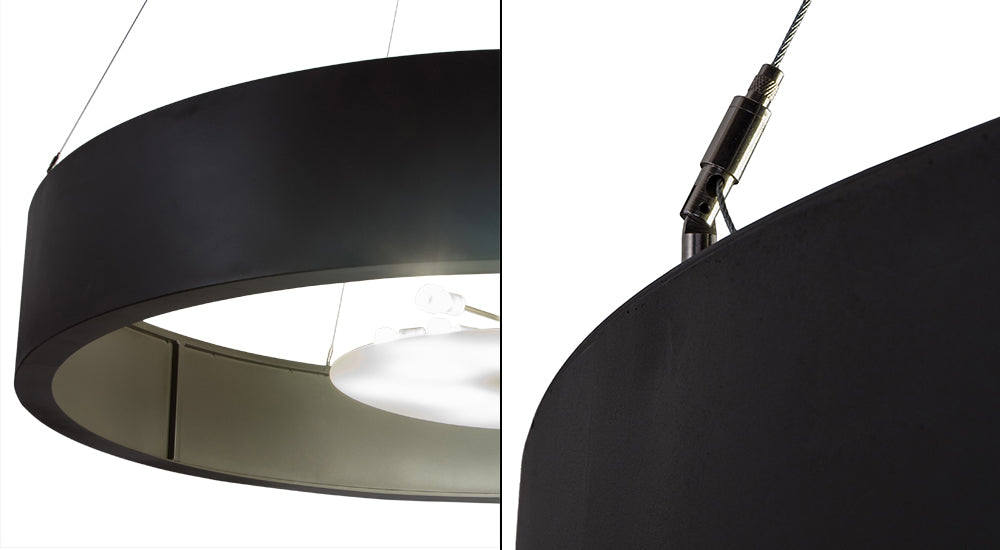 Meyda Lighting Cilindro 72" 12-Light Timeless Bronze Pendant Light With White Statuario Idalight Shade Glass