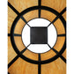 Meyda Lighting Cilindro 72" 16-Light Oil Rubbed Bronze Vicksburg Semi-flush Mount Ceiling Light With Travertine Idalight Shade