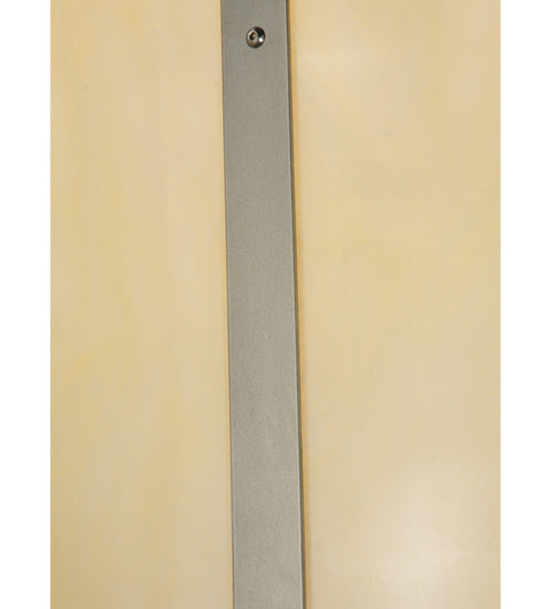 Meyda Lighting Cilindro 72" 24-Light Nickel Touro Pendant Light With Creme Carrare Idalight Shade Glass