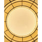 Meyda Lighting Cilindro 72" 24-Light Nickel Touro Pendant Light With Creme Carrare Idalight Shade Glass