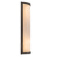 Meyda Lighting Cilindro 8" 2-Light Oil Rubbed Bronze Wall Sconce With Beige Fleshtone Idalight Shade