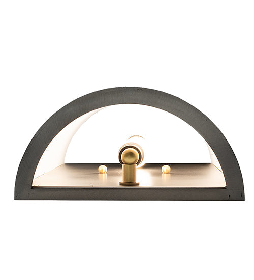 Meyda Lighting Cilindro 8" 2-Light Satin Clear Prime Wall Sconce With Beige Natural Textrene Shade