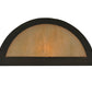 Meyda Lighting Cilindro 8" 2-Light Timeless Bronze Old World Wall Sconce With Beige Shade Glass
