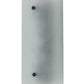 Meyda Lighting Cilindro 8" 2-Light Timeless Bronze Wall Sconce With Frosted Clear Shade Glass