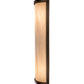 Meyda Lighting Cilindro 8" 2-Light Tyler Bronze Wall Sconce With Beige Fleshtone Idalight Shade Glass