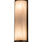 Meyda Lighting Cilindro 8" 2-Light Tyler Bronze Wall Sconce With Beige Fleshtone Idalight Shade Glass