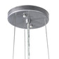 Meyda Lighting Cilindro 8" Copper Mesh Matriz Mini Pendant Light With Clear Shade Glass