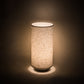 Meyda Lighting Cilindro 8" Timeless Bronze Table Lamp With Cream Textrene Shade