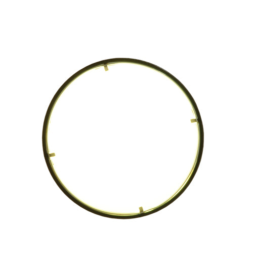 Meyda Lighting Cilindro 8" Weathered Brass Palomino Mini Pendant Light With Beige Parchment Shade