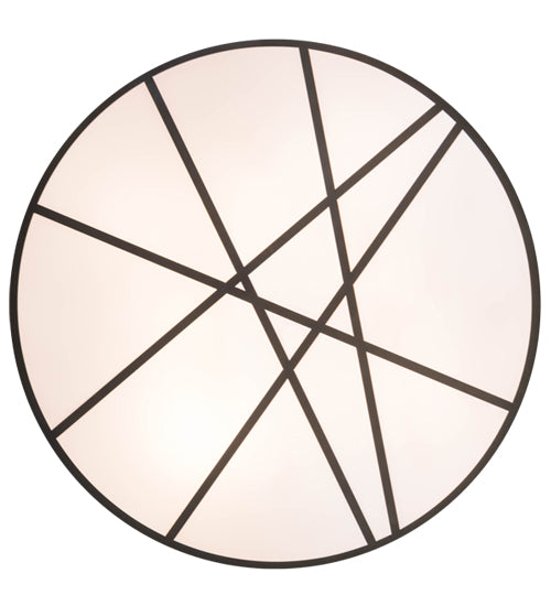 Meyda Lighting Cilindro 84" 8-Light Timeless Bronze Cross Hatch Pendant Light With Orange Textrene Shade