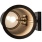 Meyda Lighting Cilindro 9" 2-Light Anodized Effect Black All Aperto Wall Sconce