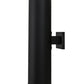 Meyda Lighting Cilindro 9" 2-Light Anodized Effect Black All Aperto Wall Sconce