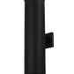 Meyda Lighting Cilindro 9" 2-Light Anodized Effect Black All Aperto Wall Sconce