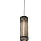 Meyda Lighting Cilindro Cage 5" 9-Light Old Wrought Iron & Charcoal Gray Mini Pendant Light
