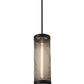 Meyda Lighting Cilindro Cage 5" 9-Light Old Wrought Iron & Charcoal Gray Mini Pendant Light