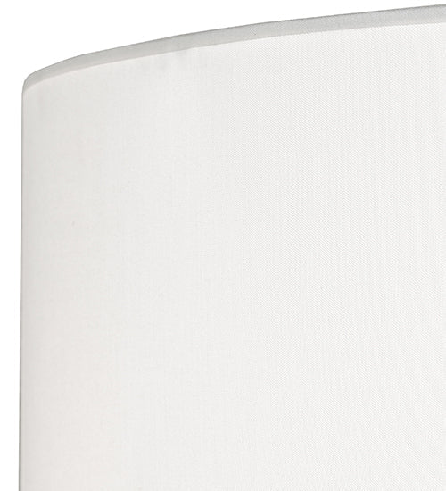 Meyda Lighting Cilindro Textrene 36" 3-Light Oil Rubbed Bronze Semi-flush Mount Light With White Textrene & Statuario Idalight Shade
