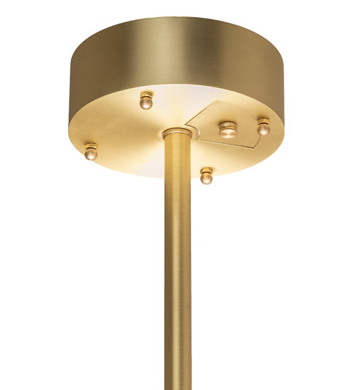Meyda Lighting Cilindro Textrene 68" 12-Light Brushed Brass Pendant Light With Laura Beige & Statuario Idalight Shade