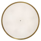 Meyda Lighting Cilindro Textrene 68" 12-Light Brushed Brass Pendant Light With Laura Beige & Statuario Idalight Shade
