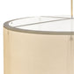Meyda Lighting Cilindro Textrene 68" 12-Light Brushed Brass Pendant Light With Laura Beige & Statuario Idalight Shade