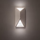 Meyda Lighting Cillian 6" LED White Powder Coat Wall Sconce With White Shade Glass