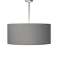 Meyda Lighting Cipriana 36" 6-Light Extreme Chrome Pendant Light With Glacier Blue Textrene Shade