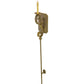Meyda Lighting Cipriana 6" Organic Rust Wall Sconce With Ivory Faux Candlelight