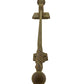 Meyda Lighting Cipriana 6" Organic Rust Wall Sconce With Ivory Faux Candlelight