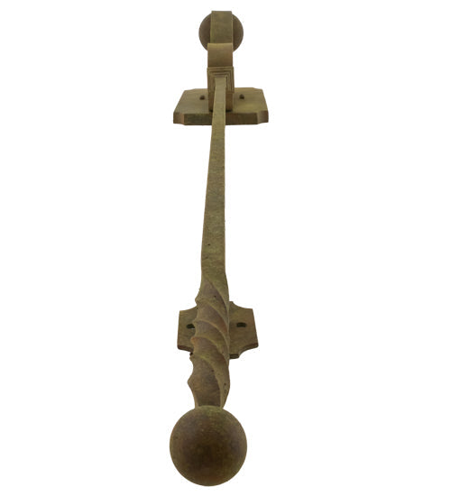 Meyda Lighting Cipriana 6" Organic Rust Wall Sconce With Ivory Faux Candlelight