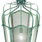 Meyda Lighting Citadel 22" Verdant Green Pendant Light With Green Mesh Shade