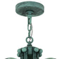Meyda Lighting Citadel 22" Verdant Green Pendant Light With Green Mesh Shade