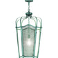 Meyda Lighting Citadel 22" Verdant Green Pendant Light With Green Mesh Shade