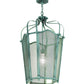Meyda Lighting Citadel 22" Verdant Green Pendant Light With Green Mesh Shade