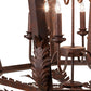 Meyda Lighting Citadel 227873 43" 12-Light Rusty Nail Textured Pendant Light