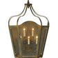 Meyda Lighting Citadel 25" 5-Light French Bronze Wall Sconce With Clear Seeded Shade Glass