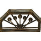 Meyda Lighting Citadel 25" 5-Light French Bronze Wall Sconce With Clear Seeded Shade Glass