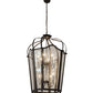 Meyda Lighting Citadel 33" 10-Light Oil Rubbed Bronze Pendant Light With Clear Crystal Idalight Shade Glass