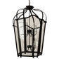 Meyda Lighting Citadel 33" 10-Light Oil Rubbed Bronze Pendant Light With Clear Crystal Idalight Shade Glass