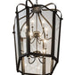 Meyda Lighting Citadel 33" 10-Light Oil Rubbed Bronze Pendant Light With Clear Crystal Idalight Shade Glass