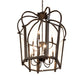 Meyda Lighting Citadel 33" 10-Light Oil Rubbed Bronze Pendant Light With Clear Shade Glass