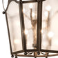 Meyda Lighting Citadel 33" 10-Light Timeless Bronze Pendant Light With Rainstone Idalight Shade