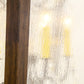 Meyda Lighting Citadel 35" 12-Light Classic Rust Pendant Light With Clear Shade Glass