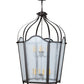 Meyda Lighting Citadel 42" 12-Light 2-Tier Oil Rubbed Bronze Pendant Light With Rainstone Idalight Shade Glass