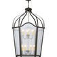 Meyda Lighting Citadel 42" 12-Light 2-Tier Oil Rubbed Bronze Pendant Light With Rainstone Idalight Shade Glass