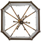 Meyda Lighting Citadel 42" 12-Light Antique Copper Pendant Light With Rainstone Idalight Shade