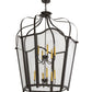 Meyda Lighting Citadel 42" 12-Light Timeless Bronze Pendant Light With Clear Crystal Idalight Shade Glass