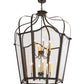 Meyda Lighting Citadel 42" 12-Light Timeless Bronze Pendant Light With Clear Crystal Idalight Shade Glass
