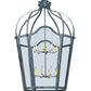Meyda Lighting Citadel 69" 16-Light Blackened Pewter Pendant Light With Clear Crystal Idalight Shade